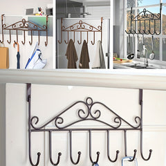Over Door Hook Nail Clothes Hanger Door Back Clothes Hook Towel Rack Coat Rack