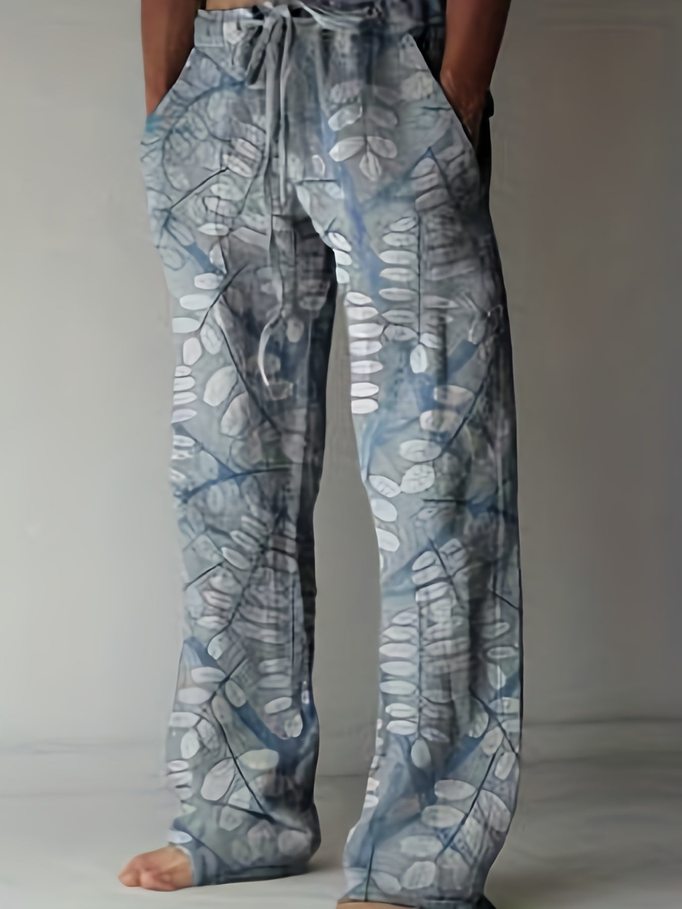 Men's Wide Leg Street Style Pants Spring Fall