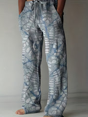 Men's Wide Leg Street Style Pants Spring Fall