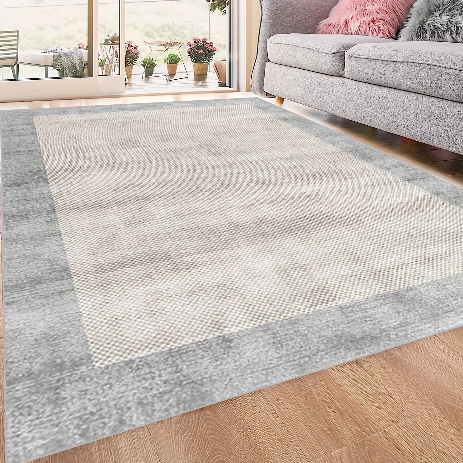 Outdoor Rug Modern Area Rugs For Indoor/Outdoor Patios Kitchen Hallway Mats