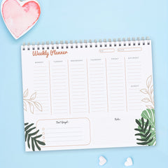 Weekly Planner With To Do List Tasks Achieve Your Goals