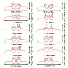 12 Pieces Year Decorative Glasses Party Supplies Photo Props