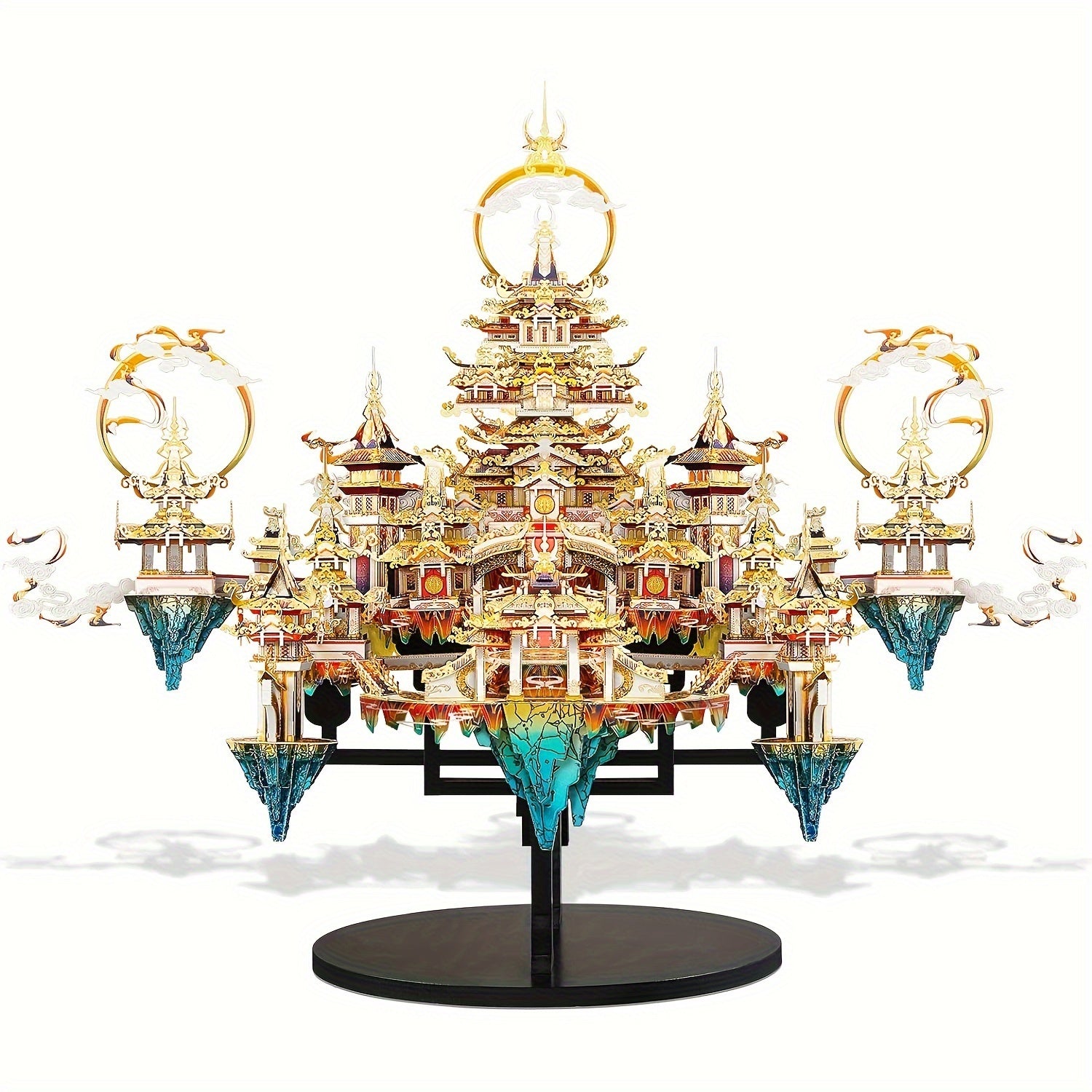 Metal Puzzle Model Kits Palace Building Kits For Adults DIY Handcraft Gift