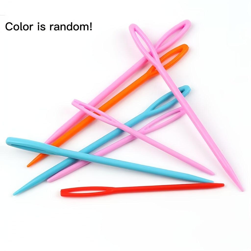 20pcs Plastic Knitting Needles for DIY Crafts