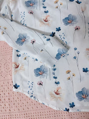 Floral Print Button Up Long Sleeve Blouse