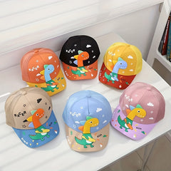 Kids Dinosaur Baseball Cap Mesh Sun Screen Sport Hat Outdoor Hiking Beach