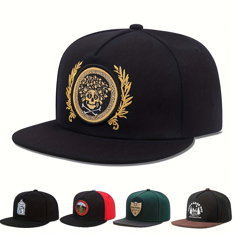 Men's Hip Hop Flat Brim Hat