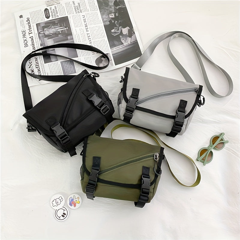 Large Capacity Lightweight Nylon Crossbody Bag For Boys