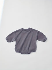 Baby Long Sleeve Cotton Triangle Romper for Spring and Autumn