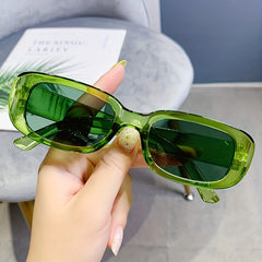 Candy Sunglasses Rectangle Stylish Y2K Eyeglasses Women Driving