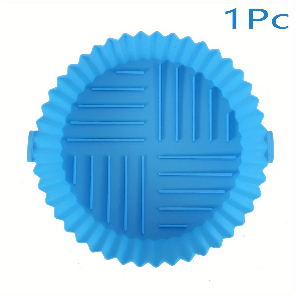 3pcs Air Fryer Silicone Liners Pot For 3-5 QT Air Fryer Reusable Baking Tray