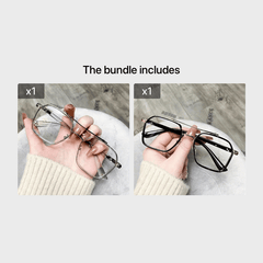 Anti Light Men's Large Frame Glasses Unisex Glasses Frame