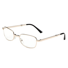 Portable Metal Folding Reading Glasses High Definition Presbyopic Glasses