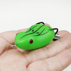 10pcs Bionic Soft Frog w/ Blade 8-14g Silicone Soft Bait Sea Fishing Tackle