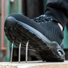 Unisex Puncture Proof Anti-Smash Safety Shoes