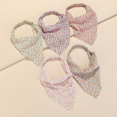 5pcs Triangle Scarf Floral Print Headband Elastic Turban Bandana Women Hawaii