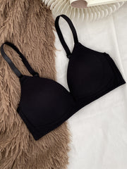 Striped Push Up Bra Medium Stretch Women's Lingerie