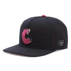 Men's Hip Hop Flat Brim Hat Baseball Cap