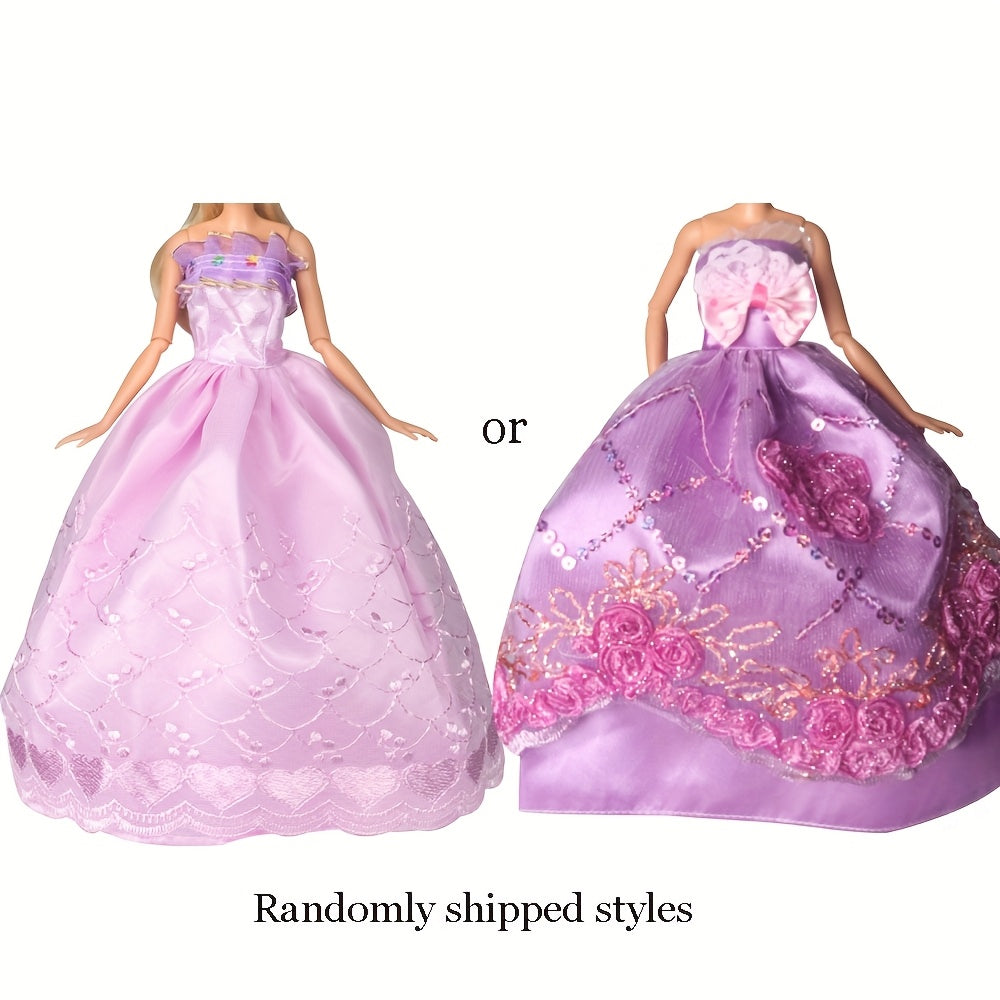 5pcs Doll Clothes Wedding Gowns Party Dresses for 29 Figures