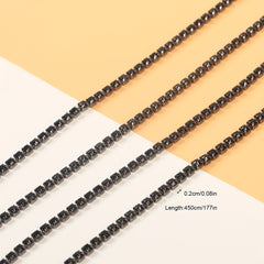 2mm 450cm Rhinestone Chain For Clothing Shoes Hats Bags Jewelry DIY