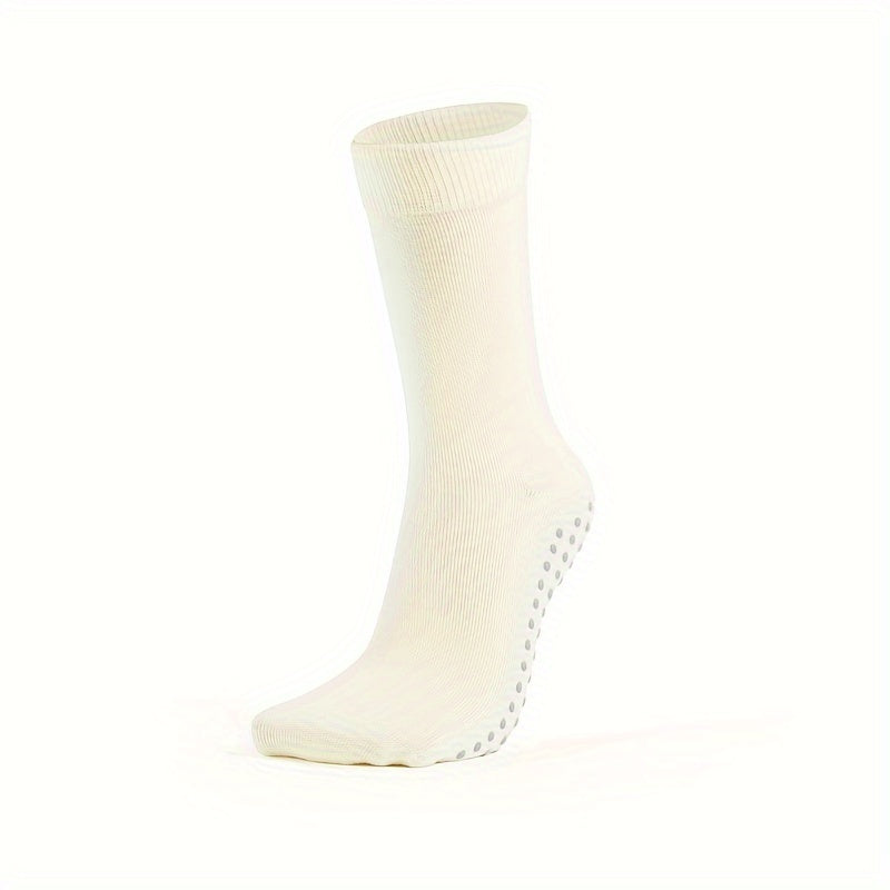 Yoga Socks Sporty Mid-tube Sweat Absorption Non-slip Cozy Dance Socks