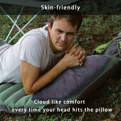 2pcs Compressible Camping Pillow Lightweight Hammock Pillows