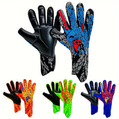 Latex Football Goalkeeper Gloves Thickened Breathable Anti-slip