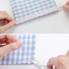 1pc Sewing Kit Box Embroidery Handwork Tool Storage Bags Needles Thread Scissor