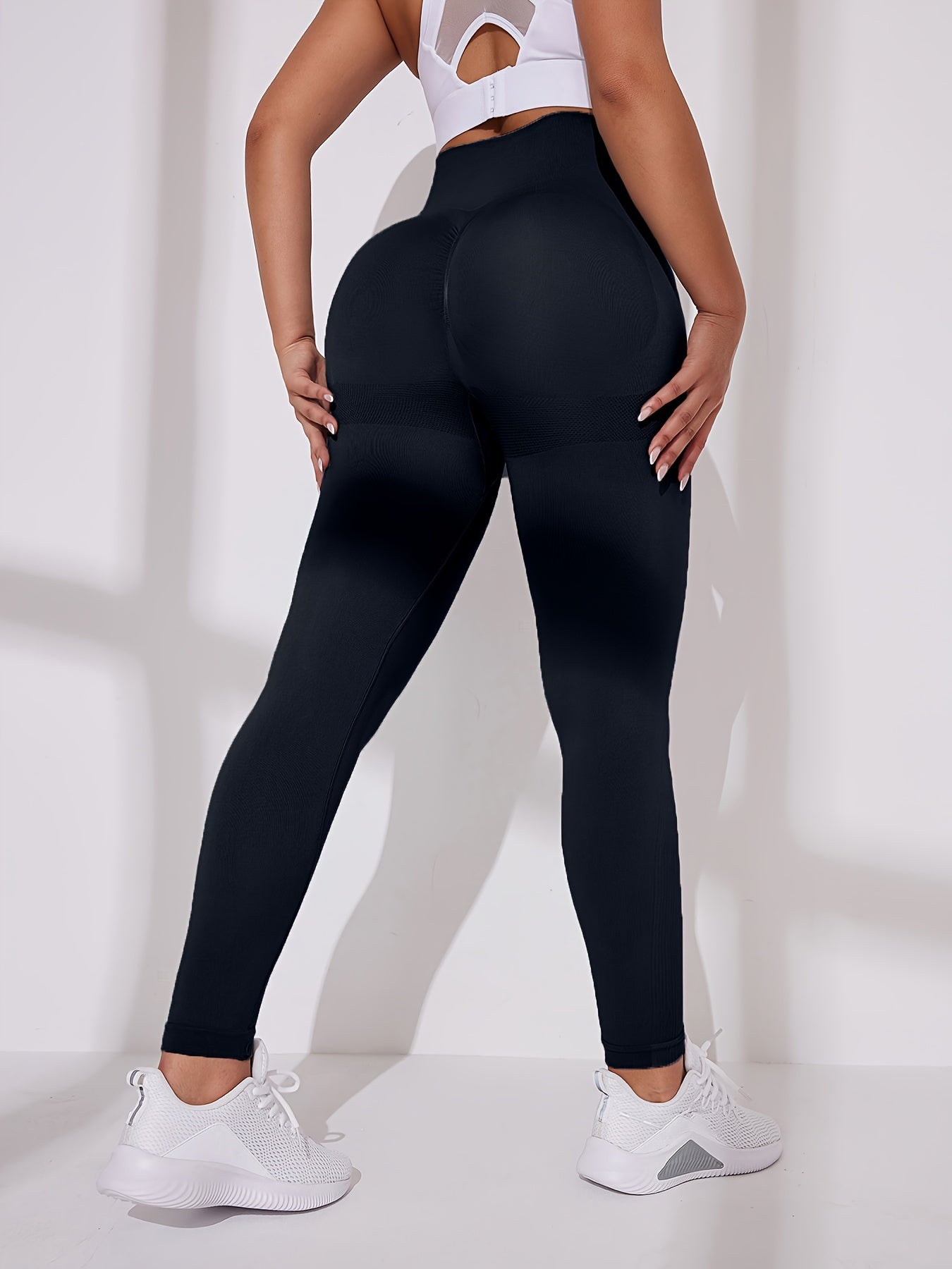 Seamless High Waist Yoga Pants Butt Lifting Slimming Leggings