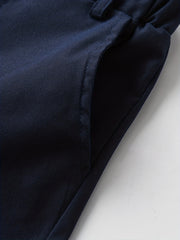 Boys Solid Elastic Waist Shorts for Summer Outdoor