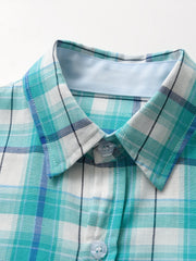 Boy's Gentleman Bowtie Shirt & Overalls Set for Summer Party