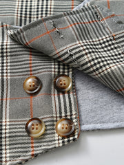 Baby Boys Gentleman Suit Plaid Vest Pants 3pcs Set