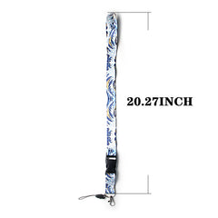 Waves Pattern Lanyard - Trendy and Stylish Neck Strap