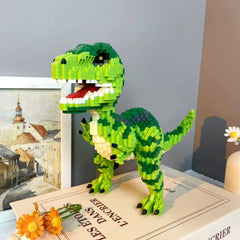 1599pcs Dinosaur Building Blocks 3D Puzzle for Relaxation and Development