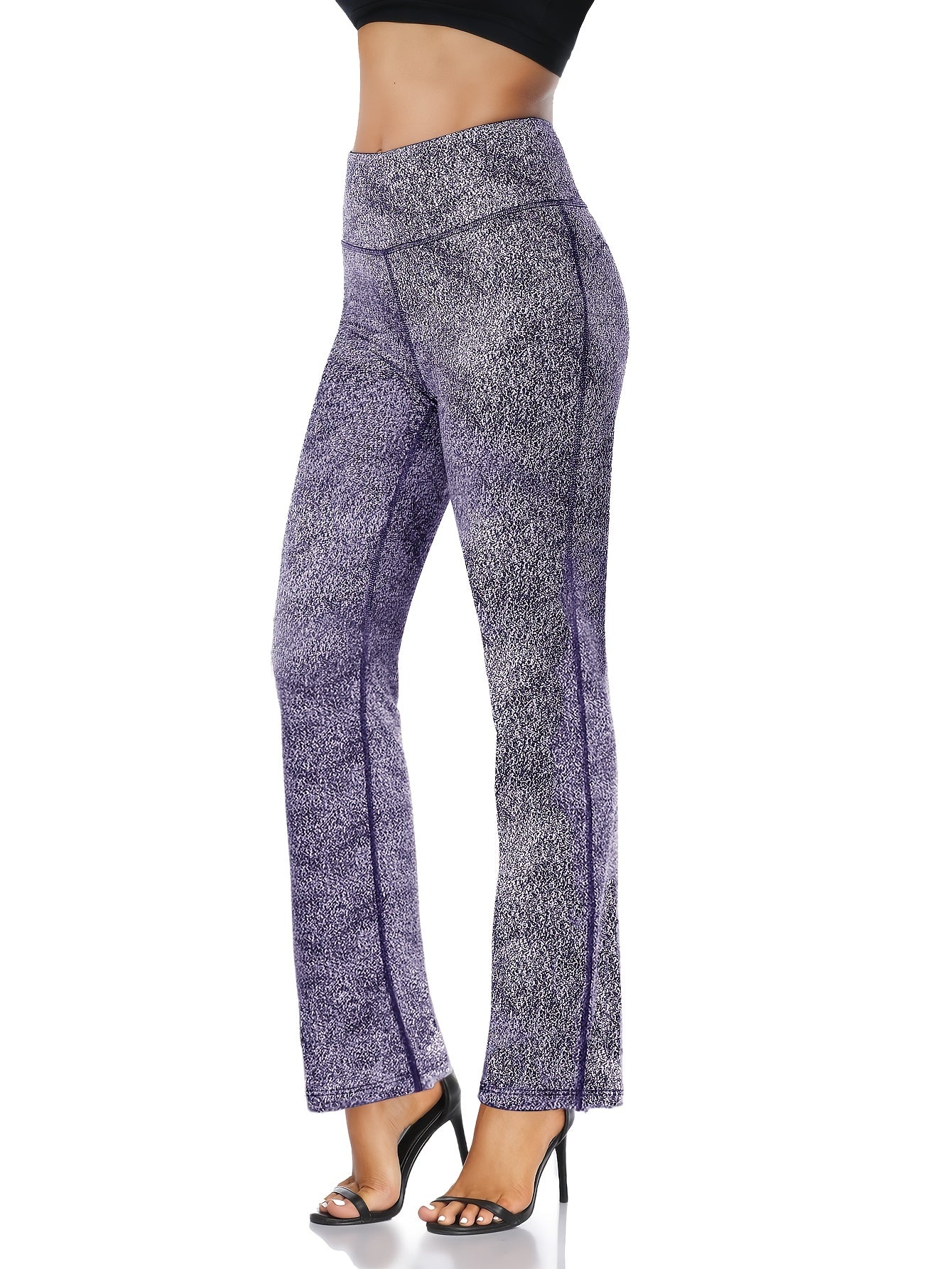 High Waist Skinny Flare Pants Sports Fitness Yoga Running Yoga Pants