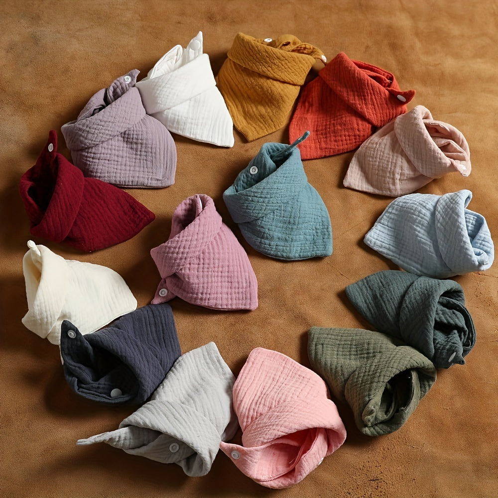 Baby Soft Triangle Towel Scarf Hand Washcloth 40x30x30cm