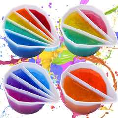Silicone Split Cups 4 Pcs Resin Mixing Cups Fluid Art