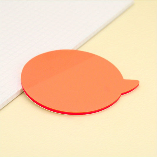 1pc Transparent PET Sticky Notes Pure Message Paper Special shaped Note Book