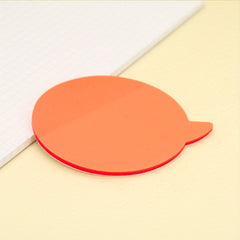 1pc Transparent PET Sticky Notes Pure Message Paper Special shaped Note Book