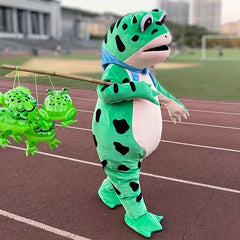 Halloween Frog Doll Inflatable Adult Costume Chinese Street Network Red Frog Man