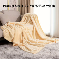 Winter Warm Fleece Throw Blanket Soft Warm Throw Blanket for Bed Couch