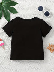 Baby Casual Awesome Nana Round Neck T-shirt Summer Clothes