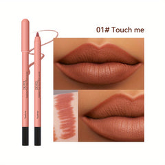 Long Lasting Matte Lip Liner Pencil with Sharpener 0.02 oz
