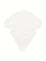 Slim Bodysuit 2 Pack Turtle Neck Long Sleeve Bodysuit