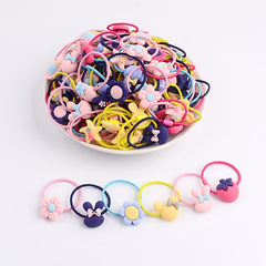 20pcs Cartoon Hair Ties: Brighten Up Your Look with Fun Accessories