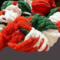 2pcs Christmas Hat Fabric DIY Thread Extra Thick Wool Thread 245g