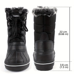 Women's Non slip Snow Boots Warm Outdoor Walking Shoes High Tube Boots