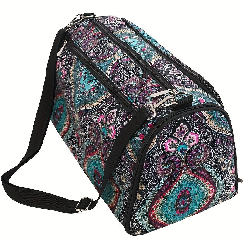 Yarn Storage Organizer Crochet Tote Case for Hooks Needles Yarn Ball Supplies