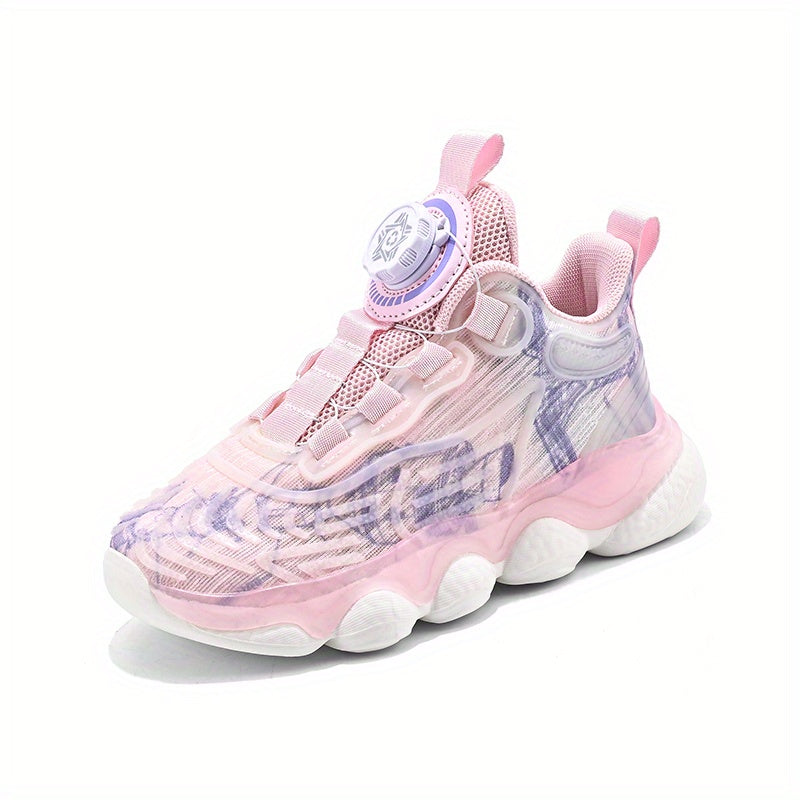 Girls Luminous Casual Shoes Breathable Lightweight Comfy Kids Sneakers