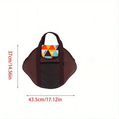 Portable Cast Iron Pot Storage Bag for Camping and Barbecue
